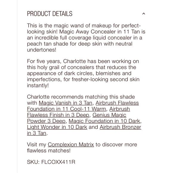 New Charlotte Tilbury Magic Away Concealer 11-Tan - Picture 3 of 13